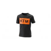 kids radical logo tee black