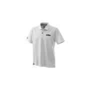 racing polo white