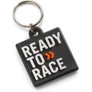 LOGO RUBBER KEYHOLDER BLACK